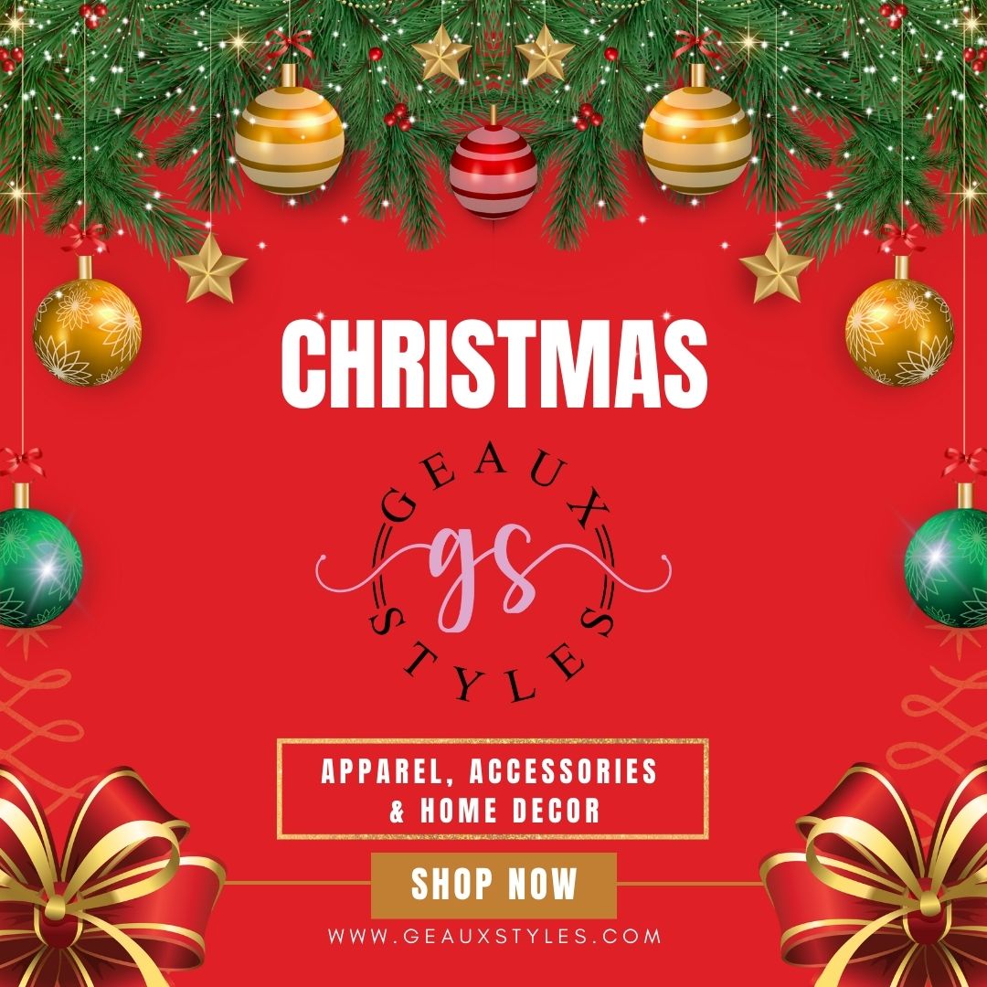 Christmas Apparel, Accessories & Home Decor Geaux Styles