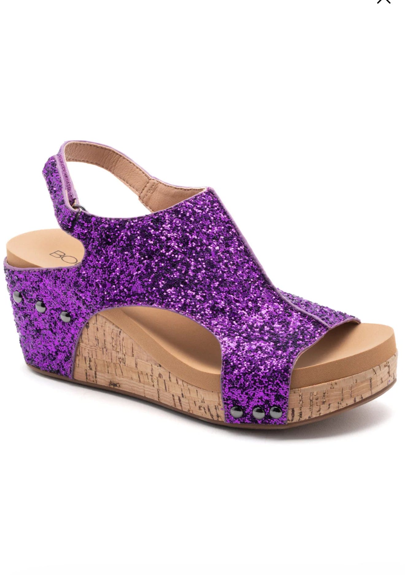 Corky's Carley glitter wedges shoes