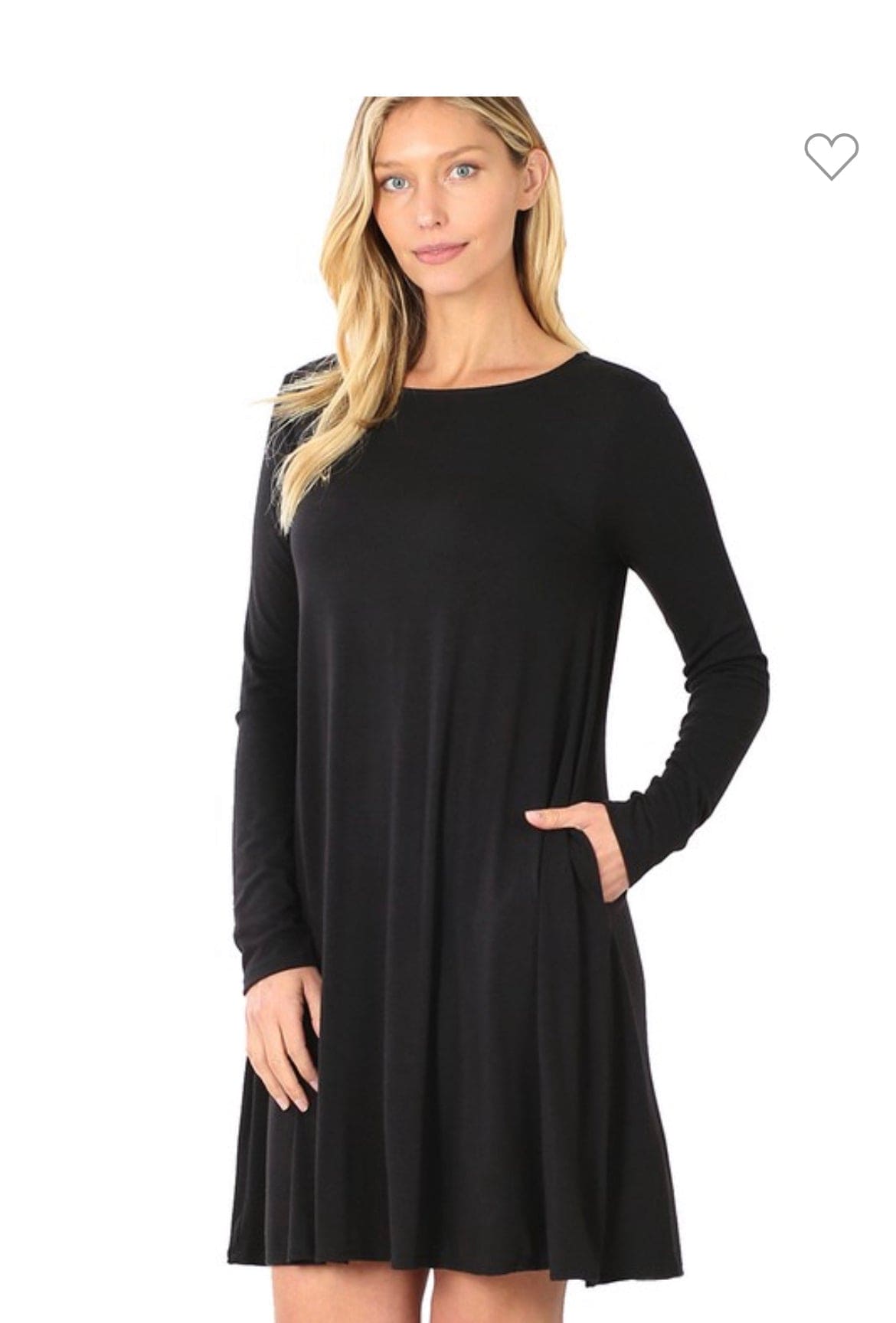 Long sleeve black dress Geaux Styles