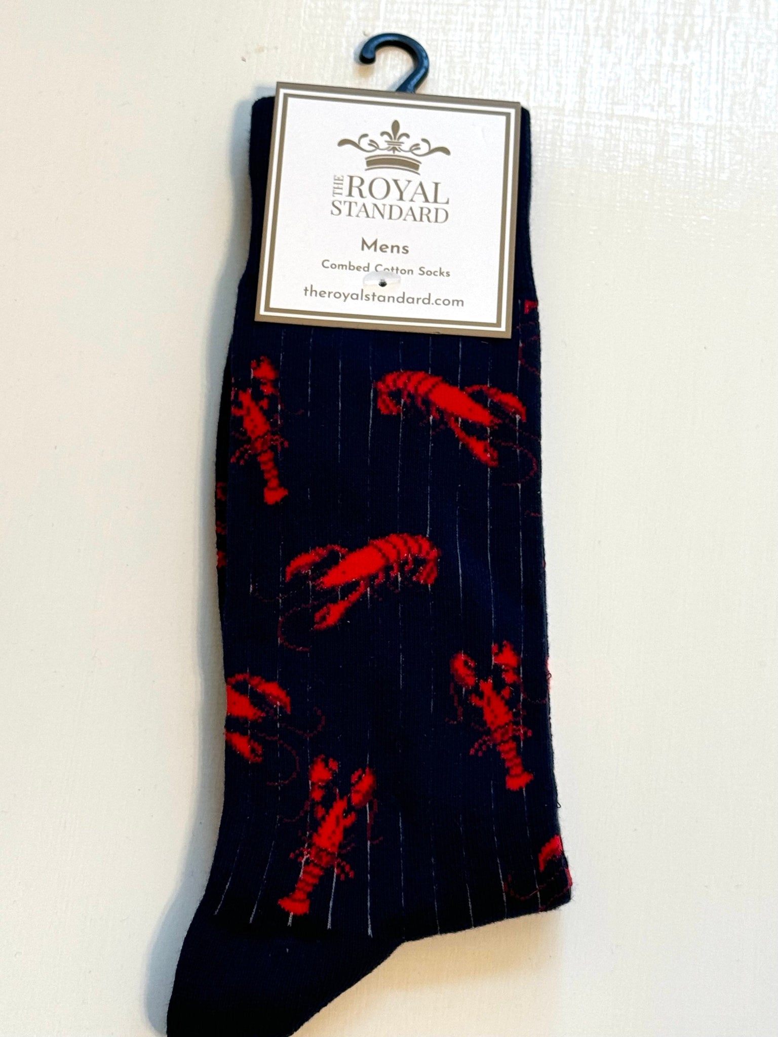 Men's Crawfish Socks blue Geaux Styles