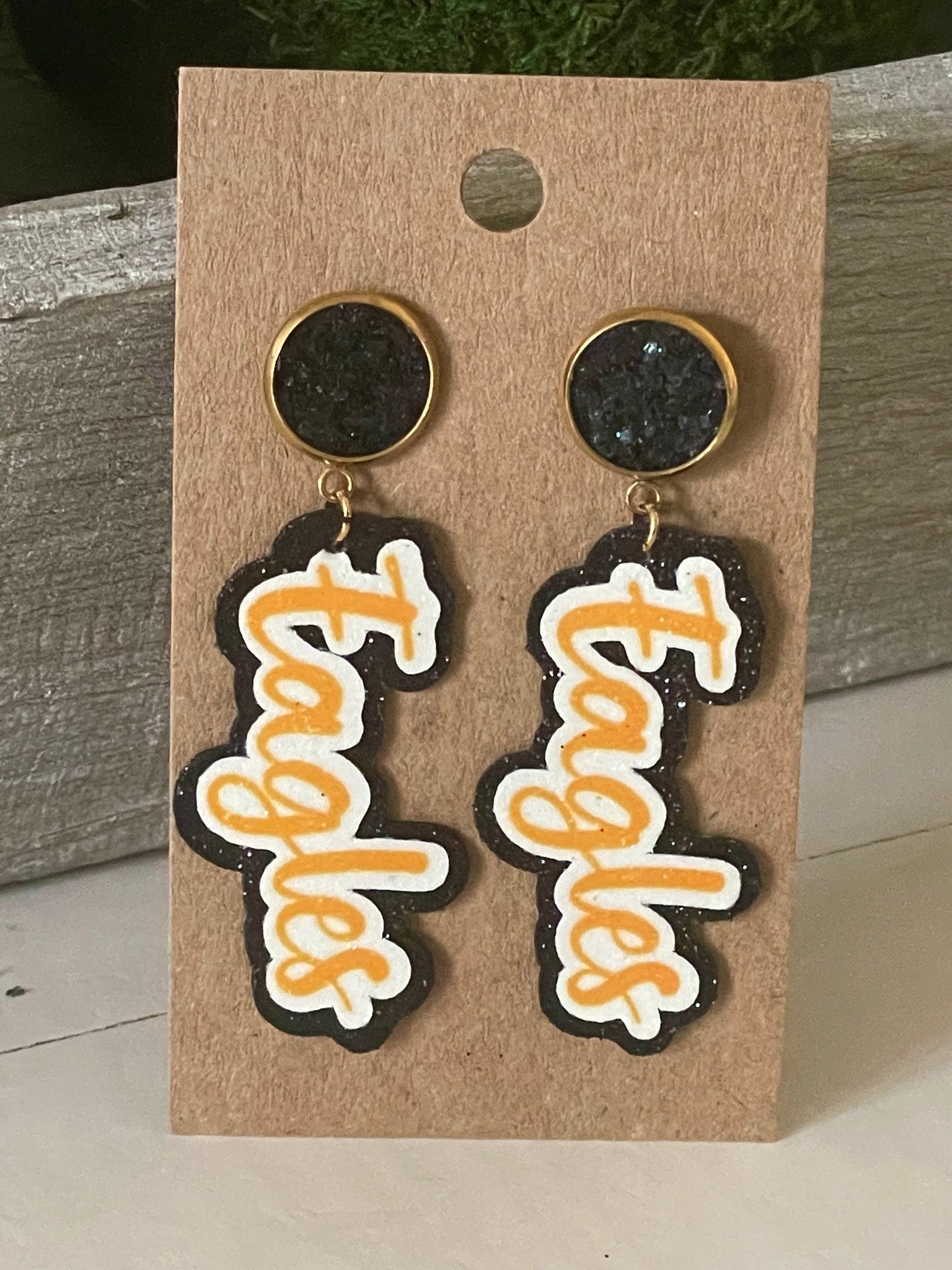 School spirit earrings Eagles