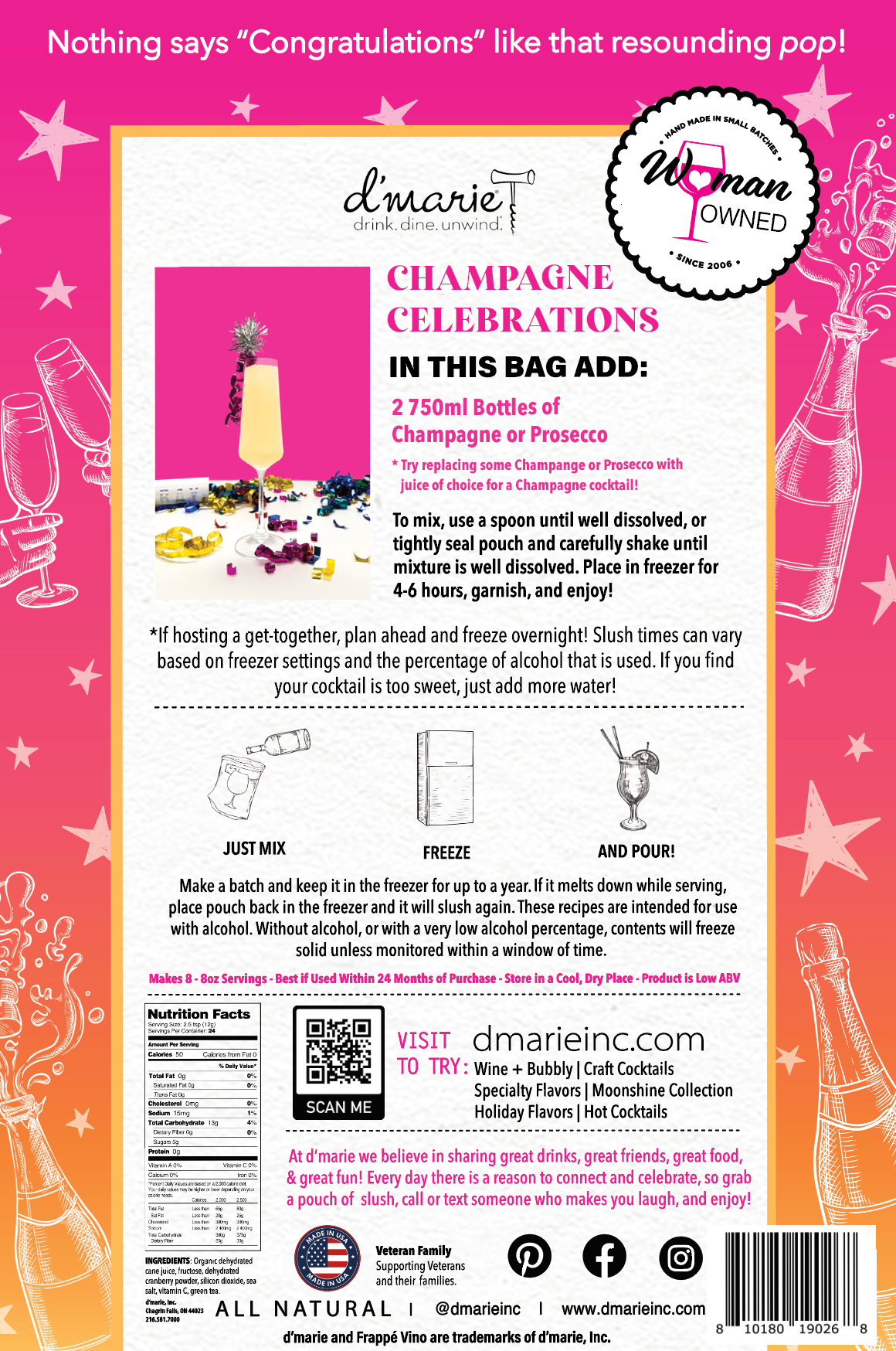 D'Marie Champagne Celebrations