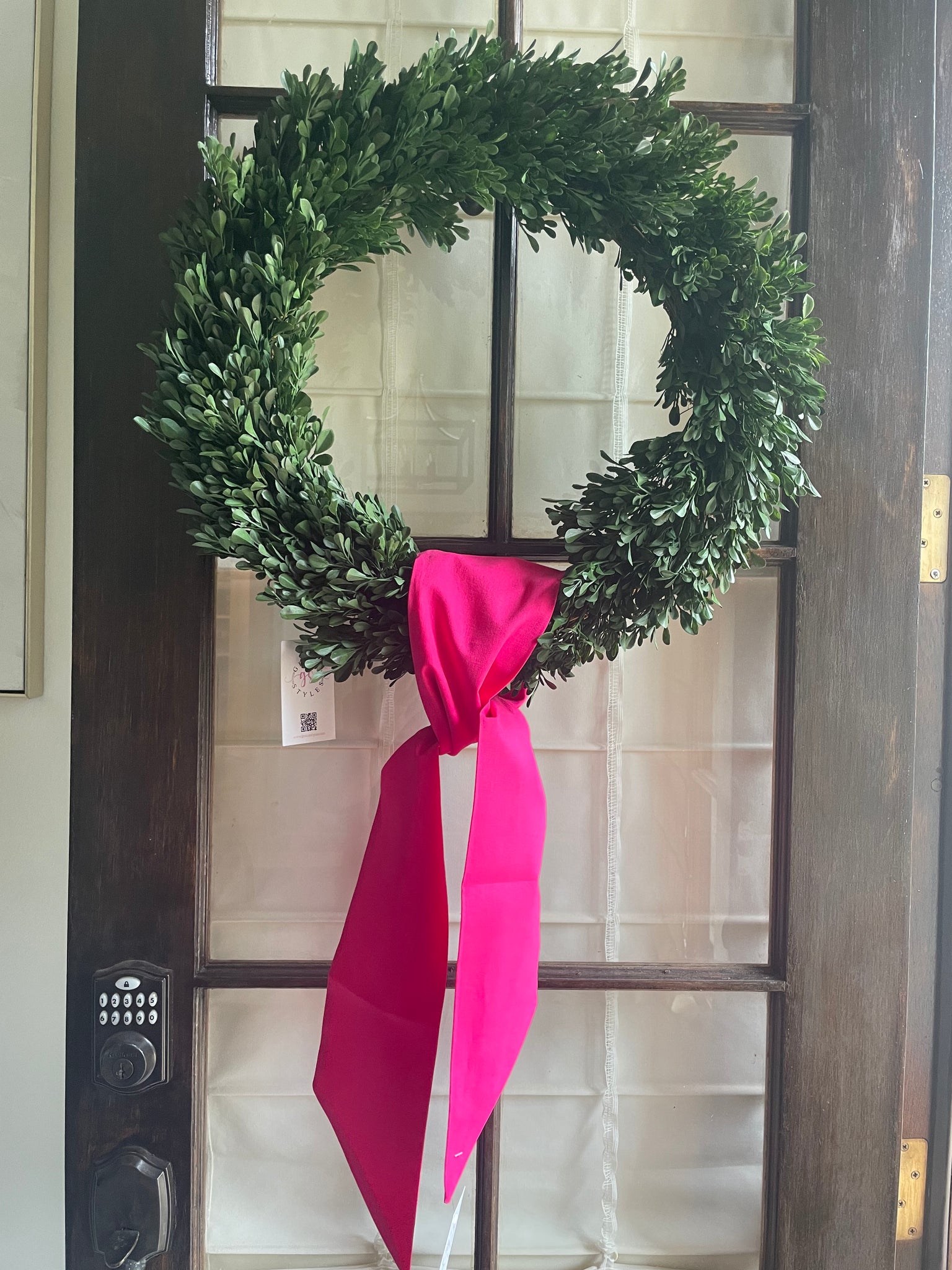 Wreath sashes Bright pink 54"