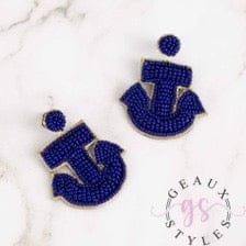 Anchor earrings Geaux Styles