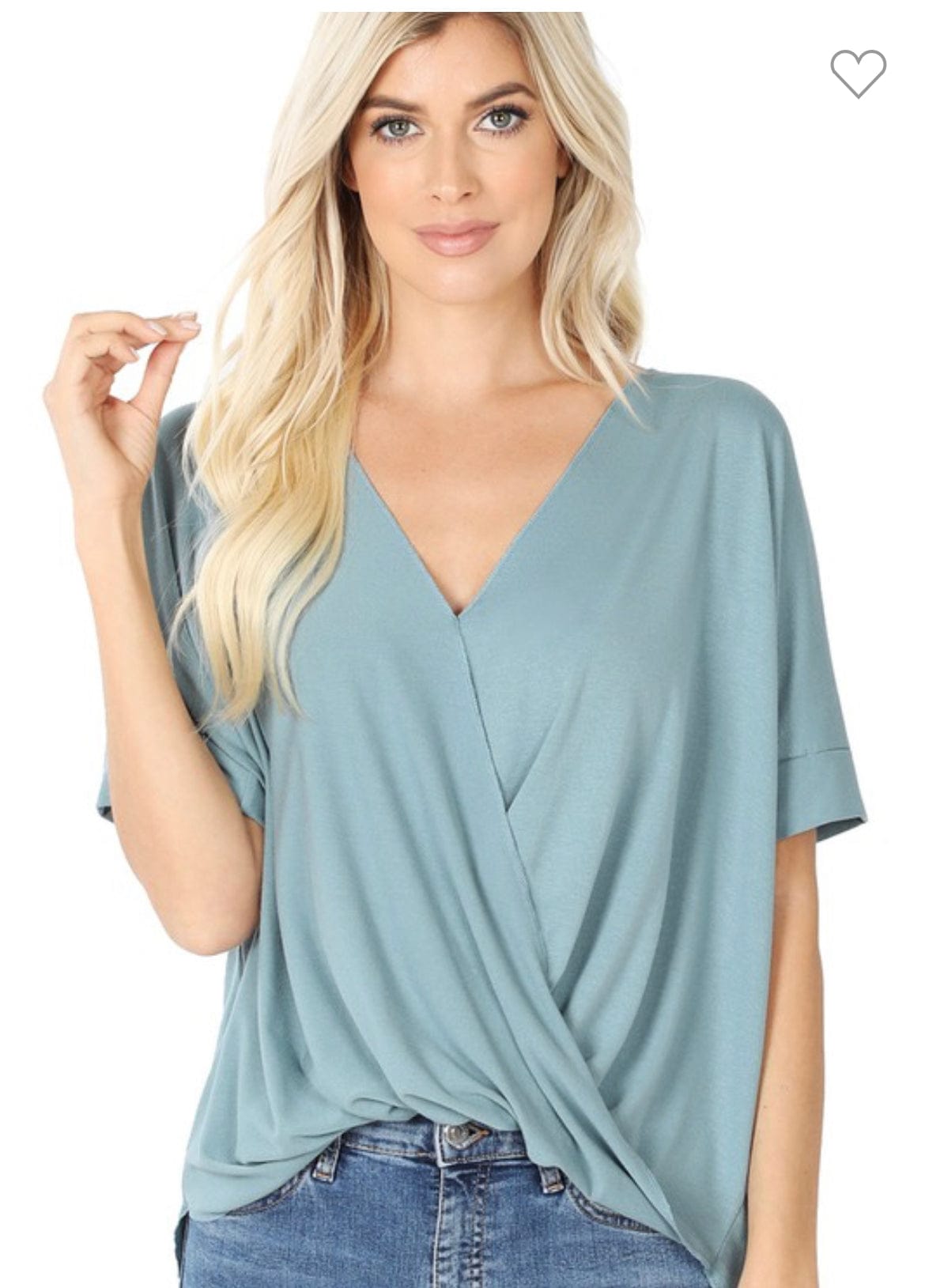 Draped front tops Geaux Styles