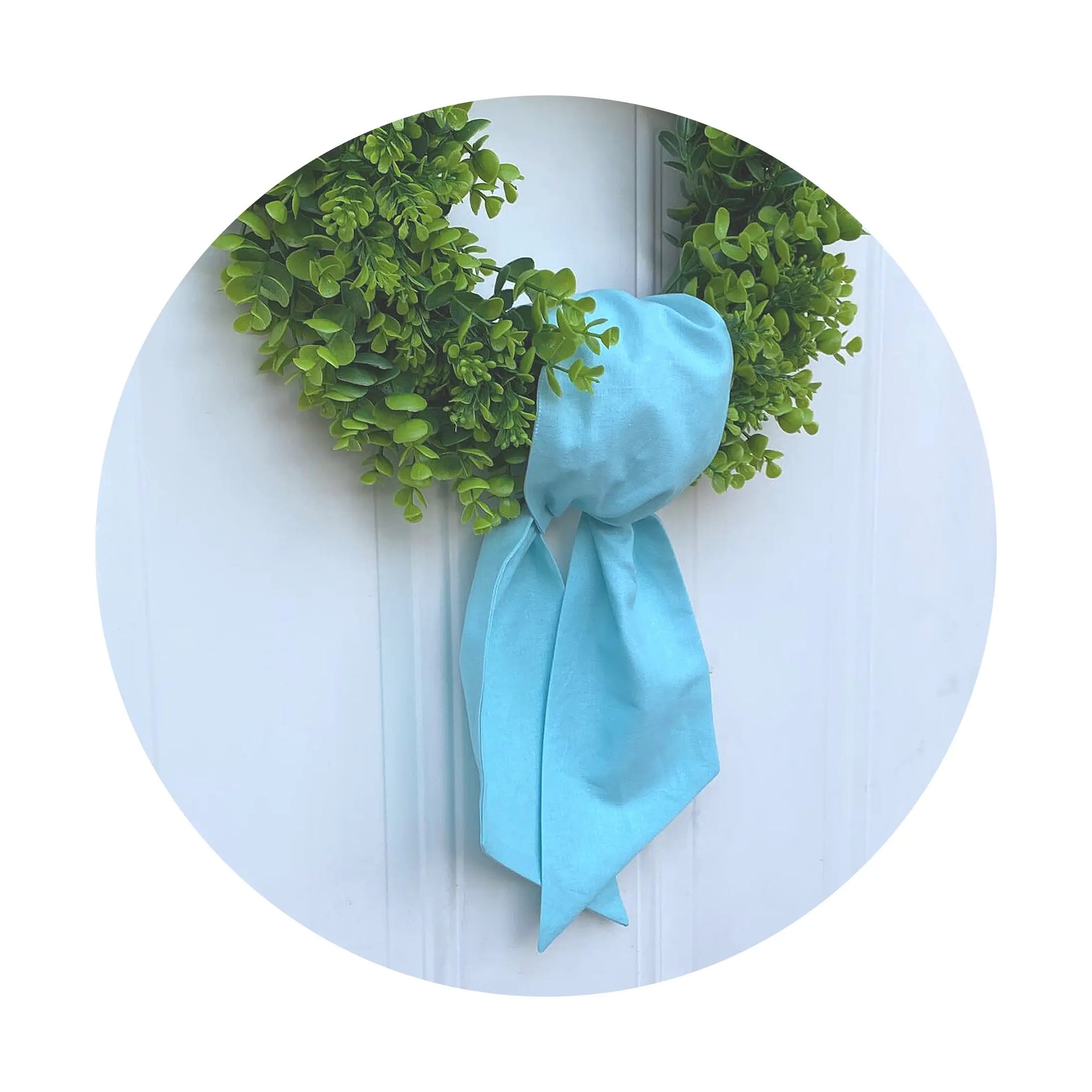 Wreath sashes Teal 54"