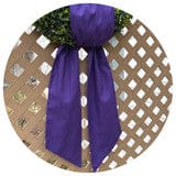 Wreath sashes Purple 54"